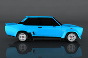 FIAT 131 Abarth Rally Stradale, a Cars & Vehicle 3D Model by valtriiu (Thumbnail 4 of 12)