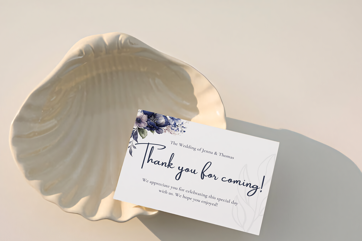 Wedding Template Bundle Indigo Blue, a Stationery Template by MarryMeMoments (Photo 2 of 8)