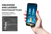 iPhone X Mockup version 4, an iPhone Mockup by Mockup Store (Thumbnail 3 of 3)
