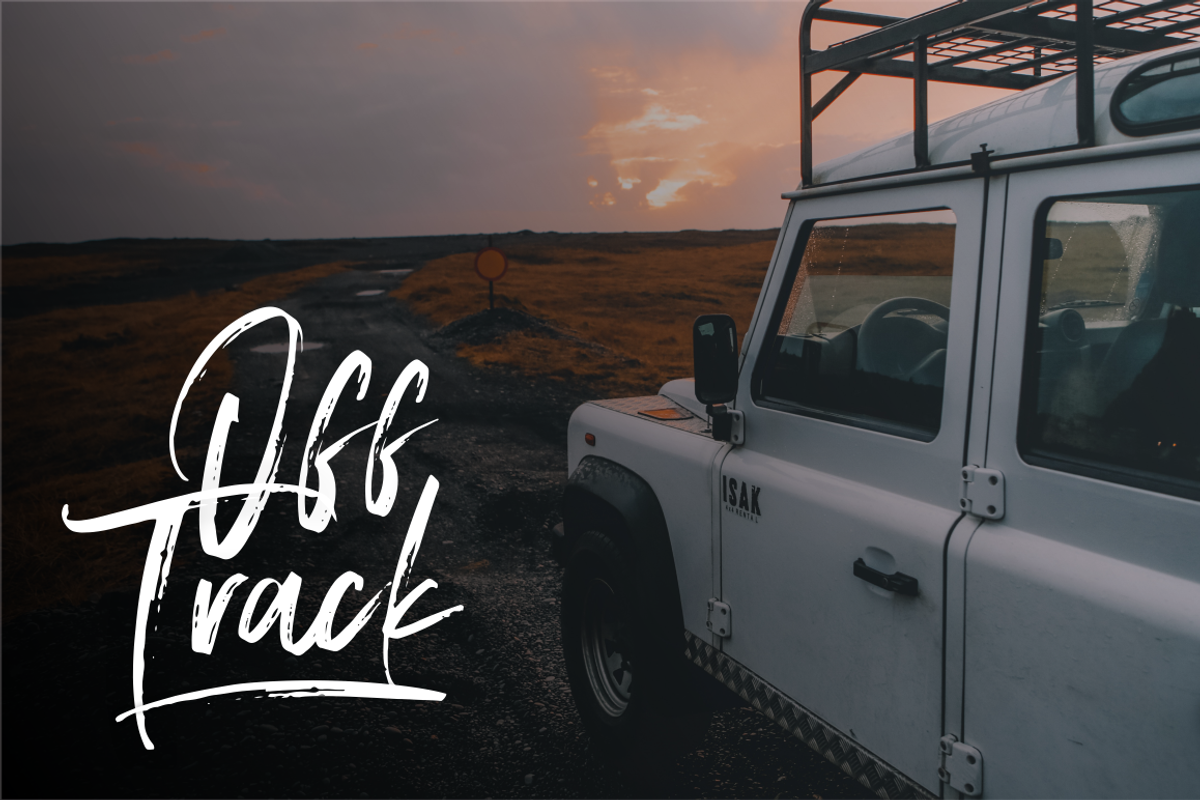 Displatter - Handbrush Font preview 7