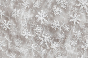 Seamless textured background featuring various white snowflakes scattered acros, a Texture Graphic by Textures & Backgrounds