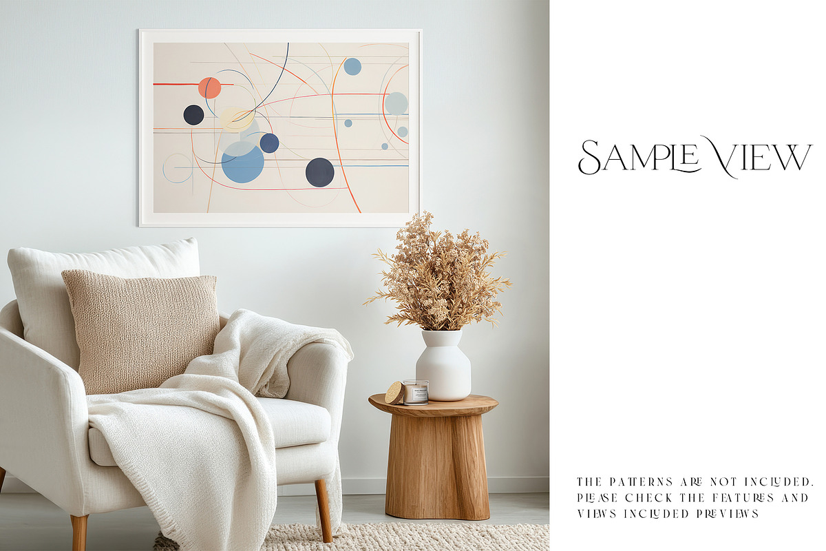 Boho Style 44 Frames & Wall Mockup, a Product Mockup by mock-ups (Photo 5 of 11)