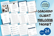 Coaching Client Welcome Packet, a Magazine Template by ProductiveandFree (Thumbnail 1 of 15)
