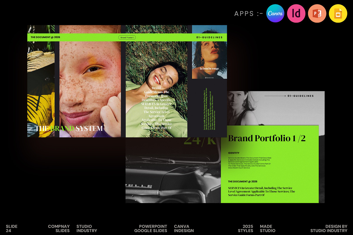 Oasis / Brand Portfolio Template, a Presentation Template by Studio Industry (Photo 5 of 10)