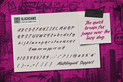 Blackdaws - Rough Handwritten Font, a Handwritten Font by Subectype Studio (Thumbnail 11 of 12)