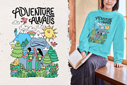 Adventure awaits: 10 illustration, a Person Illustration by gunaonedesign (Thumbnail 6 of 8)