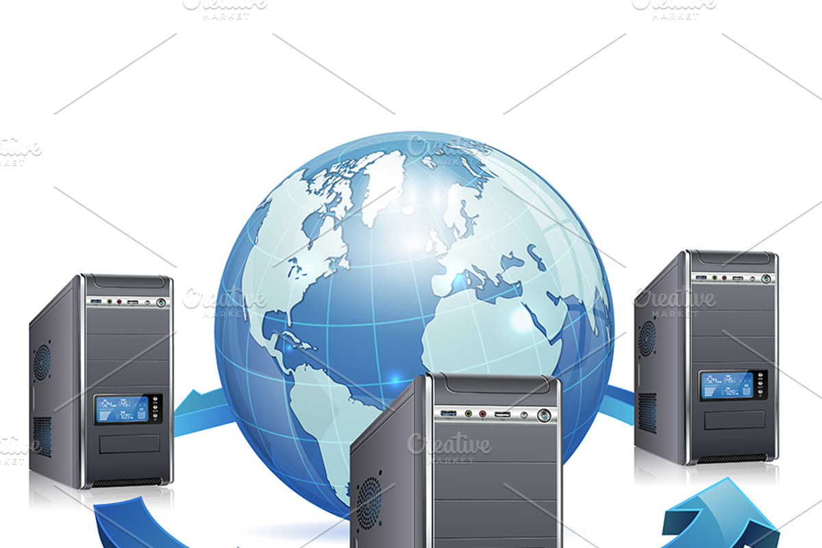 Global Computing Network, a Technology Illustration by TAlex (Photo 5 of 7)