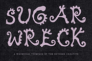 Sugarwreck Thorny Display Font, a Handwritten Font by The October Creative (Thumbnail 1 of 8)
