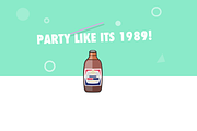 80s Retro Vector Illustration Pack, an Object Graphic by Dustin Weeres (Thumbnail 7 of 10)