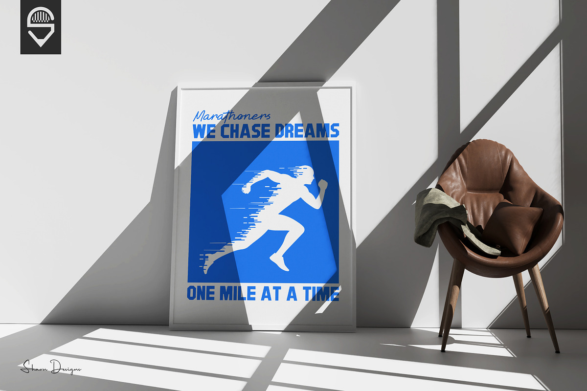 Marathon Runners T-shirt Design, a Graphic by shaondesigns (Photo 4 of 6)