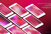 Viva Magenta Vector Grainy Gradient, a Texture Graphic by Vintage Digital Textures (Thumbnail 6 of 13)
