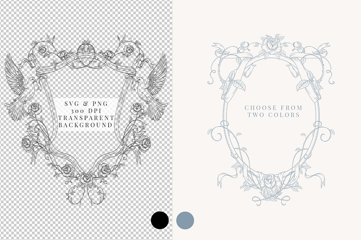 Ornate Borders Template, a Decorative Illustration by Century Library (Photo 6 of 7)