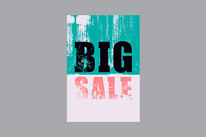 Big Sale Vintage Grunge Posters.