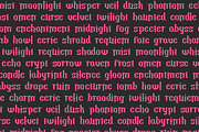 REQUIEM Gothic Blackletter Font, a Blackletter Font by Blush Font Co. (Thumbnail 2 of 3)