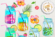 Summer drink clipart, a Food Illustration by Download Graphic Art (Thumbnail 3 of 5)