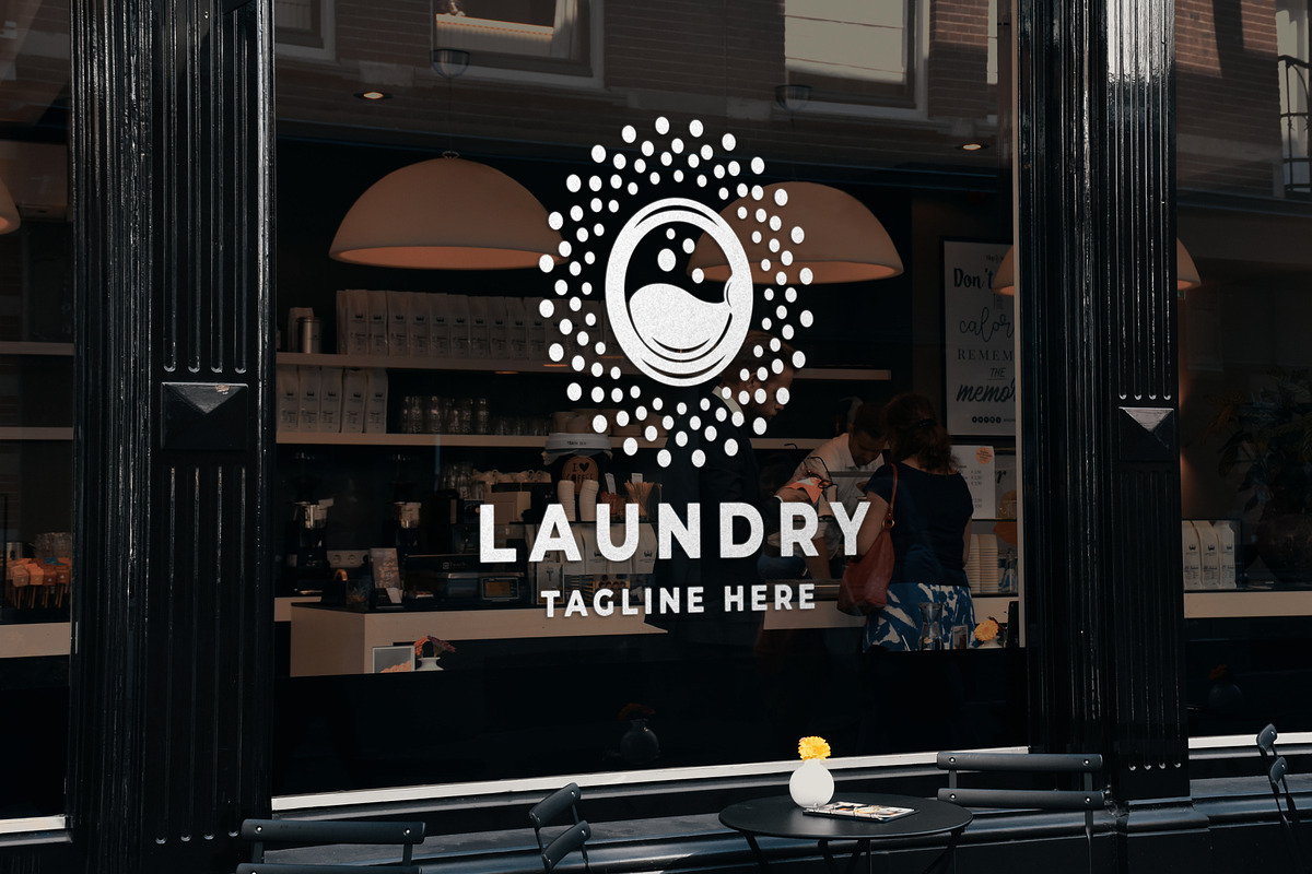 Laundry Clean Service Tech Logo, a Branding & Logo Template by Design_Planet (Photo 1 of 4)