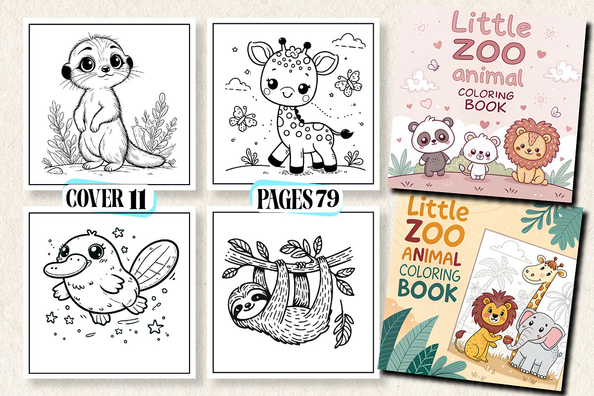Little Zoo Animal Coloring Book, an Arts & Entertainment Photo by Wow Magic (Photo 1 of 3)
