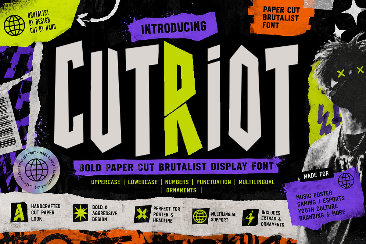 Cut Riot, a Handwritten Font by Art StoreID (Photo 1 of 10)