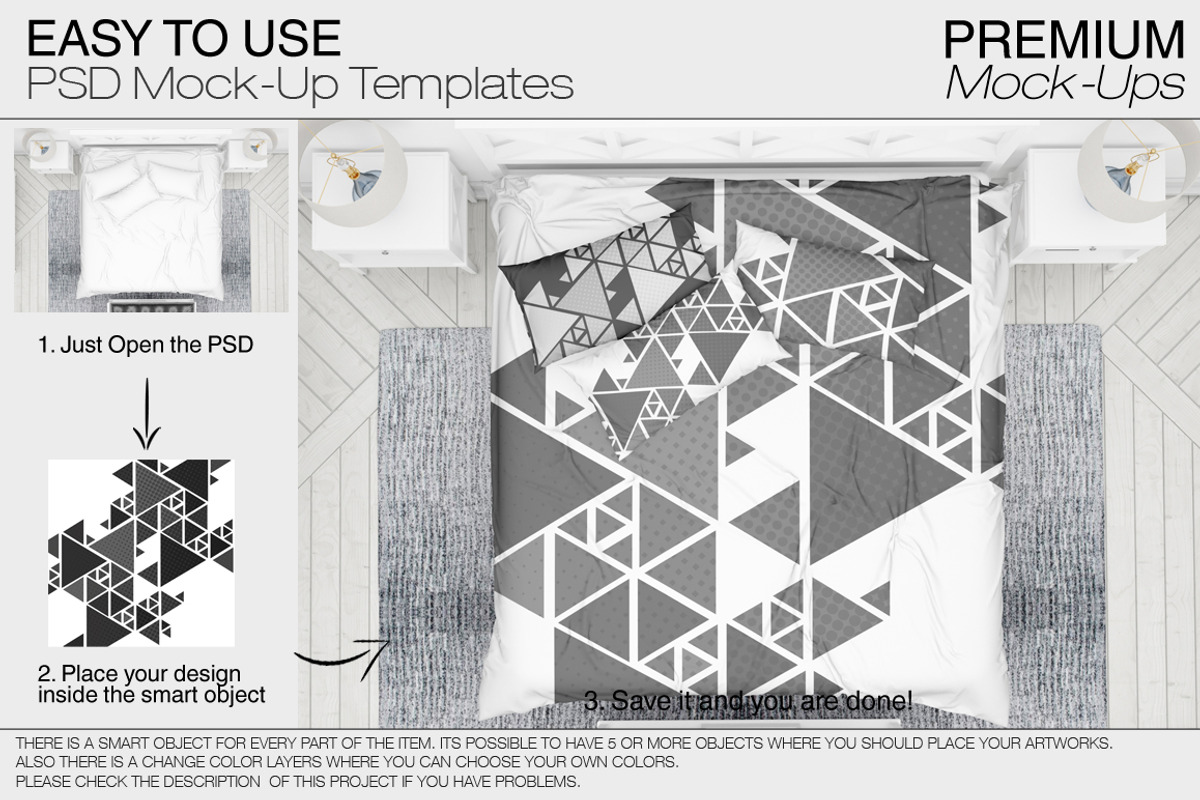 Bedding Mockups, a Product Mockup by mock-ups (Photo 6 of 12)