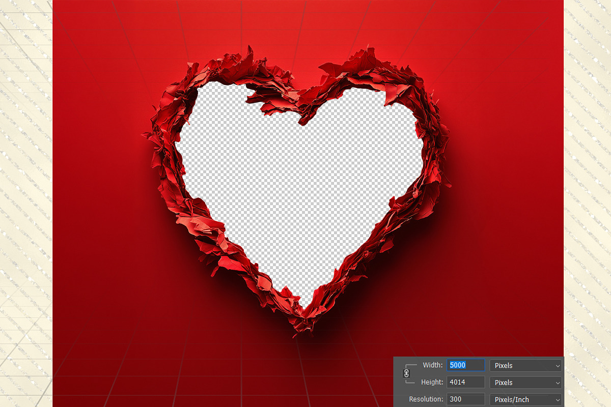 Ripped Paper Heart overlay, a Background Graphic by MajorArtTm (Photo 3 of 6)