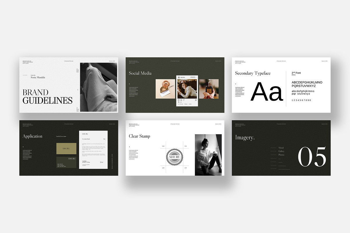 Brand Guideline Template, a Presentation Template by slidestock55 (Photo 9 of 17)