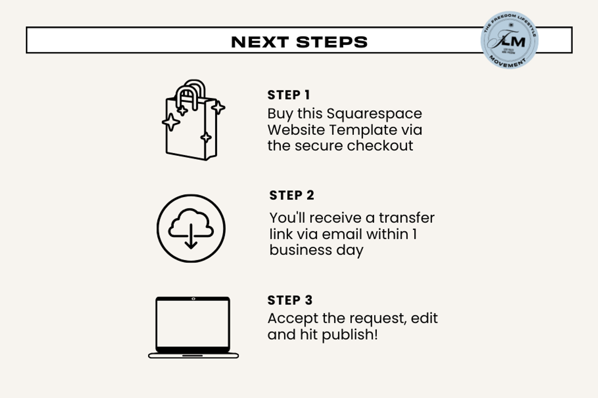 Squarespace - Noir Luxe, a Websites & App Template by Freedom Business Shop (Photo 10 of 10)
