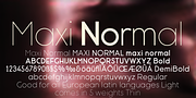 Maxi, a Sans Serif Font by Wiescher-Design (Thumbnail 2 of 7)