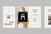 Furniture Instagram Template Pack, a Social Media Template by fakhroo (Thumbnail 2 of 4)