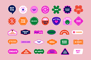 Vector stickers, an Object Graphic by venimo (Thumbnail 5 of 7)