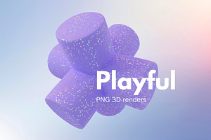 Playful Abstract 3D Shapes