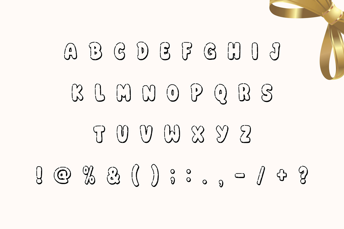 Holiday Cheerful, a Font by Limited.studio (Photo 5 of 6)