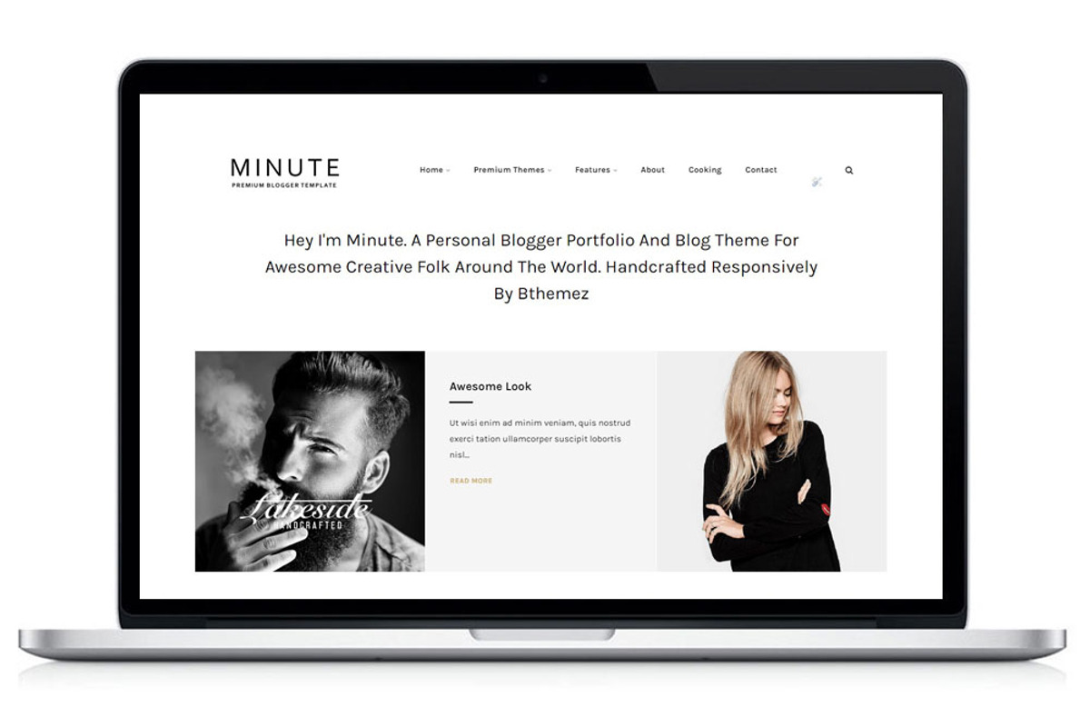 Minute Responsive Blogger Template, a Websites & App Template by bthemez (Photo 1 of 3)