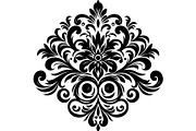 Baroque Black Floral Ornament Set, an Object Graphic by Designer_Momina (Thumbnail 5 of 13)