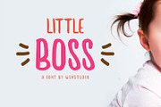 little boss, a Font by MLKWSN (Thumbnail 1 of 5)