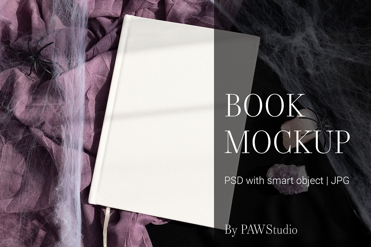 Halloween Journal Mockup Notebook, an Advertising Mockup by PawMockups (Photo 1 of 10)