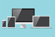 Flat Apple Devices - PNG, AI & EPS, an Object Graphic by Minty Fresh Graphics (Thumbnail 2 of 5)