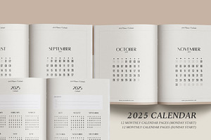 2025 Canva Planner & Calendar Kit V2