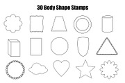 Character Builder Stamps - Procreate, a Brush Add-On by aivos (Thumbnail 2 of 9)