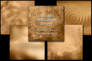 Decorative Bronze Backgrounds