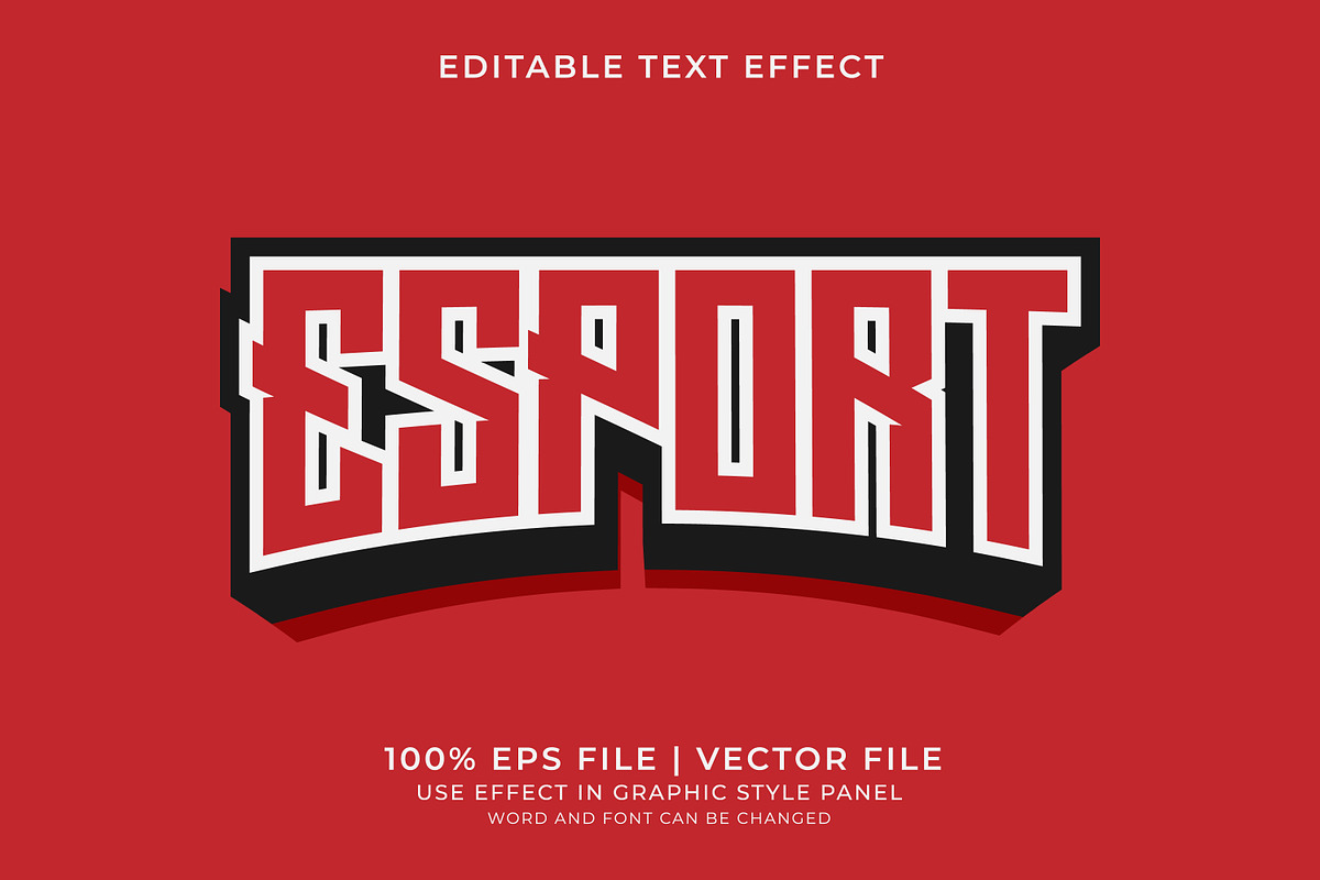 E-Sport Text Effects Bundle 1, a Layer Style Add-On by WM48 Shop (Photo 3 of 7)