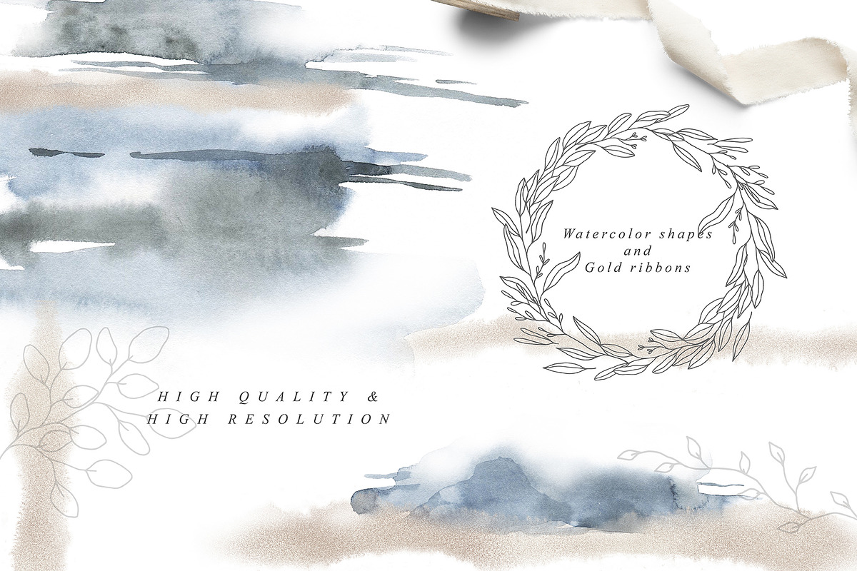 Scandi Leaf Collection, a Texture Illustration by Julia Dreams (Photo 6 of 8)