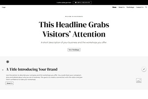 Workshop / Google Site Wireframe