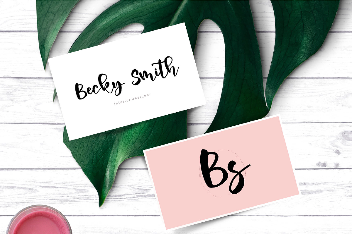 Vanilla Vibes Font Duo preview 2