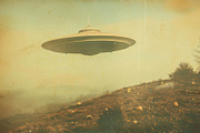 97 UFO objects flying in the sky, a Transportation Photo by Handmadefont (Thumbnail 92 of 101)
