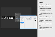3D Retro Text Creator, an Action Add-On by SparkleStock (Thumbnail 5 of 5)