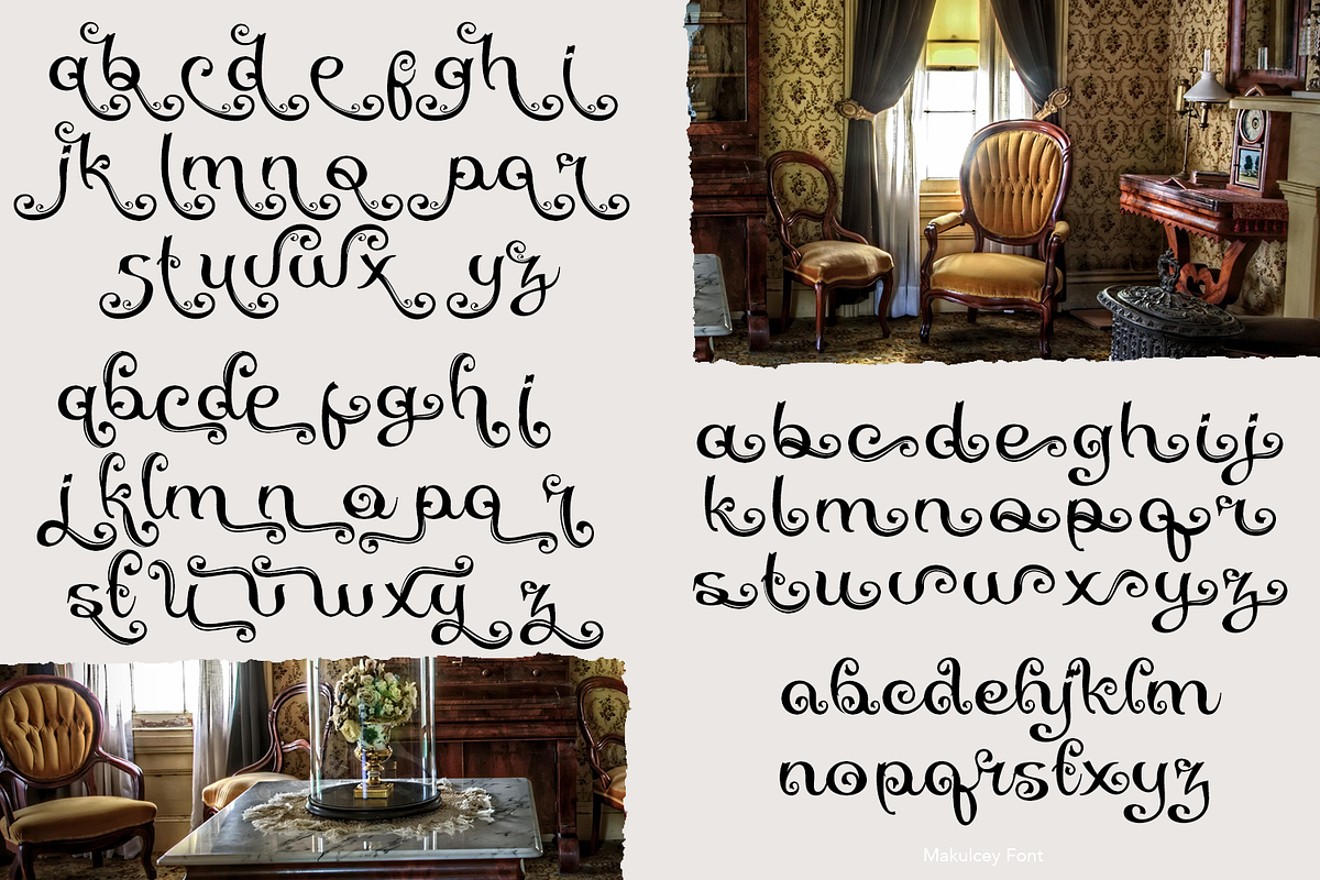 Makulcey Script Font, a Script Font by madeDeduk (Photo 9 of 10)