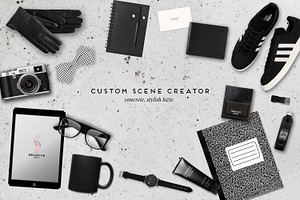 Stylish B&w Custom Scene Creator