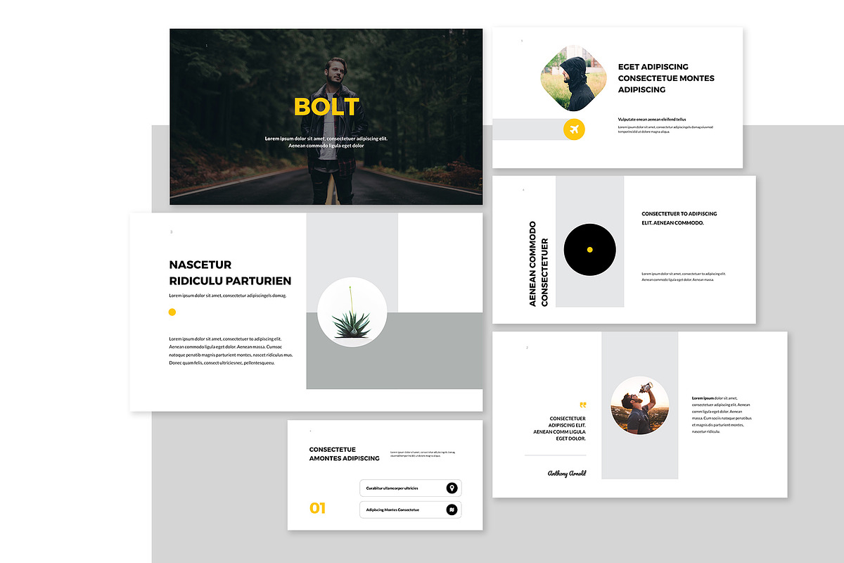 BOLT - Creative Powerpoint Template, a Presentation Template by KHIDD (Photo 5 of 11)