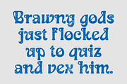 CS Bloom Stamp, a Serif Font by Craft Supply Co. (Thumbnail 5 of 8)