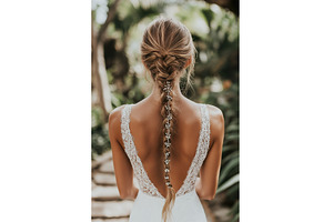 Female caucasian wedding hairstyle, a Beauty & Fashion Photo by Lermont51